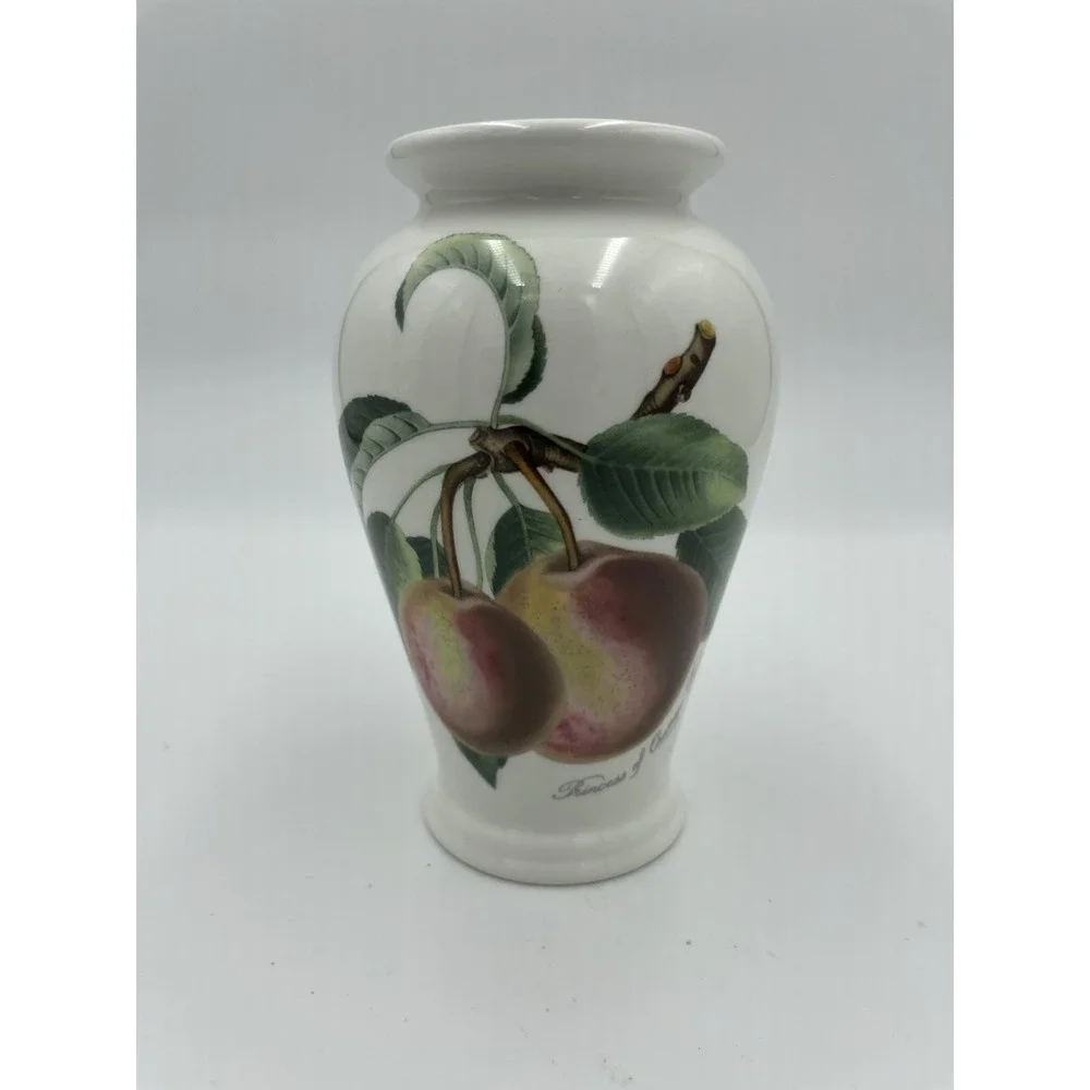 Pomona Portmeirion Small‎ Canton Vase Princess of Orange Pear 5.5